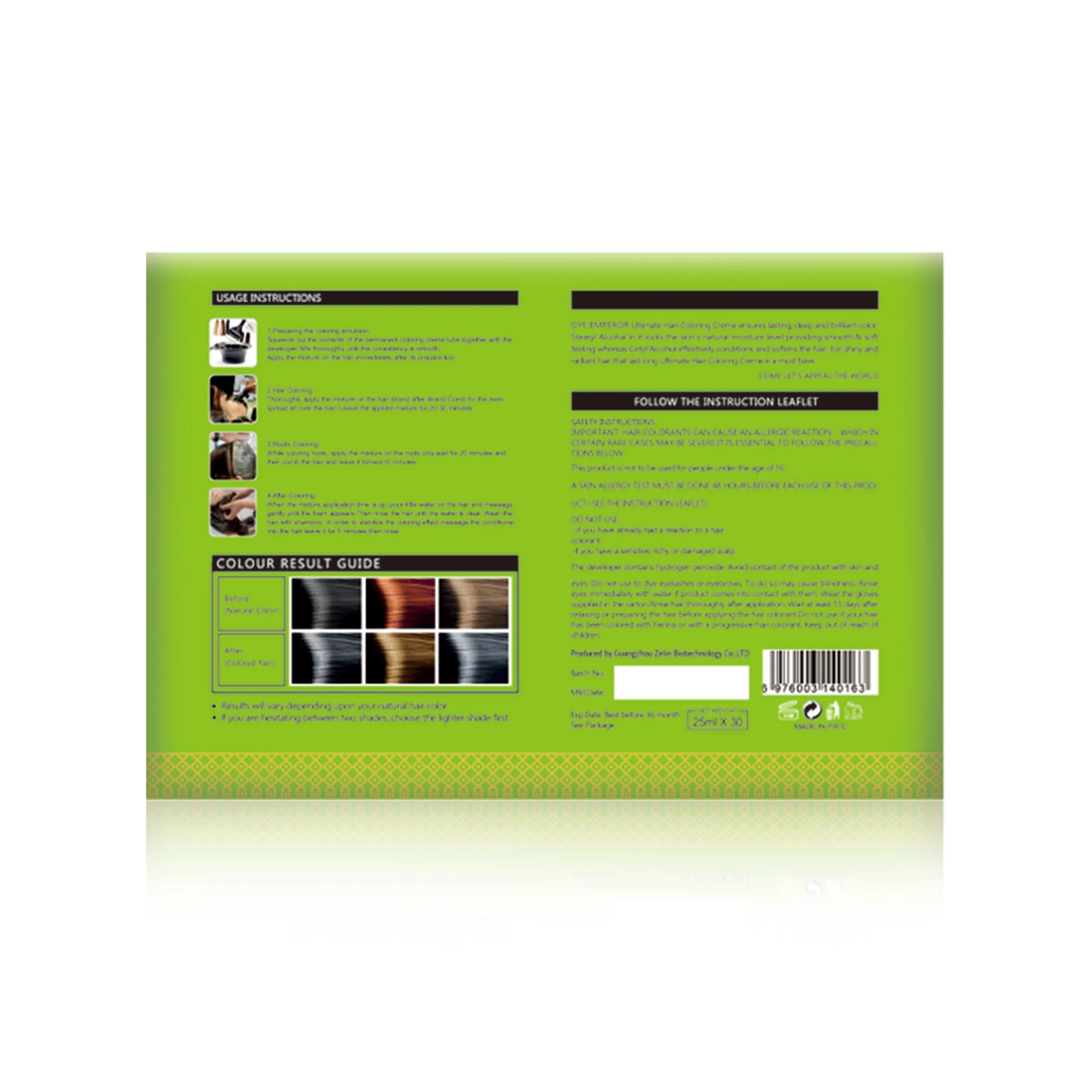 【DYE EMPEROR】BLACK HAIR SHAMPOO - Image 3